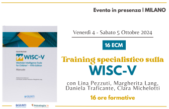 TRAINING SPECIALISTICO SULLA WISC - V