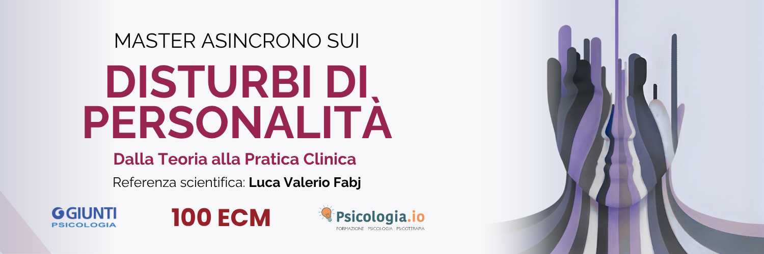 MASTER ASINCRONO SUI DISTURBI DI PERSONALITÀ