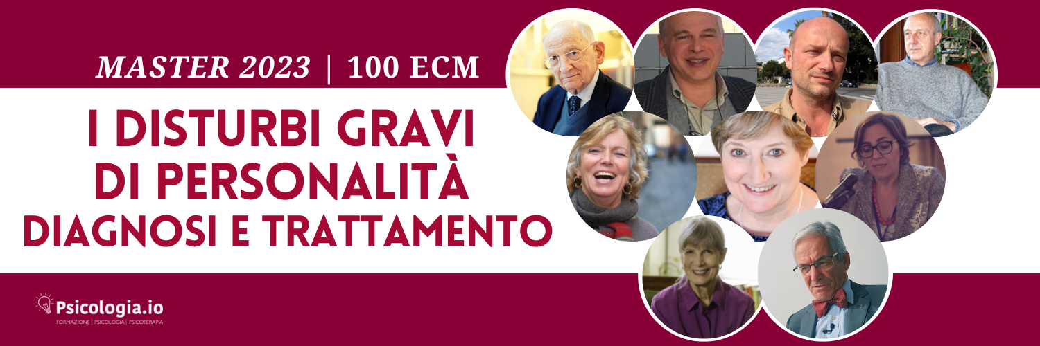 I disturbi gravi di personalità. Master 2023