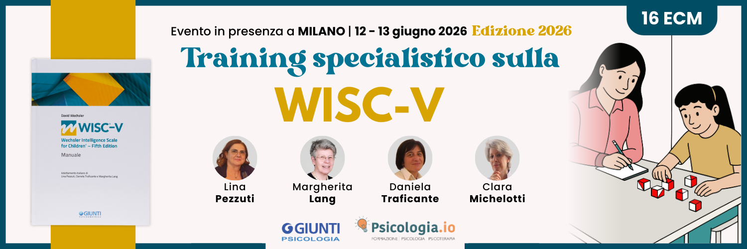 TRAINING SPECIALISTICO SULLA WISC-V | Edizione 2026