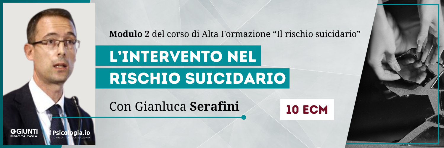 L’intervento nel rischio suicidario L’intervento nel rischio suicidario
