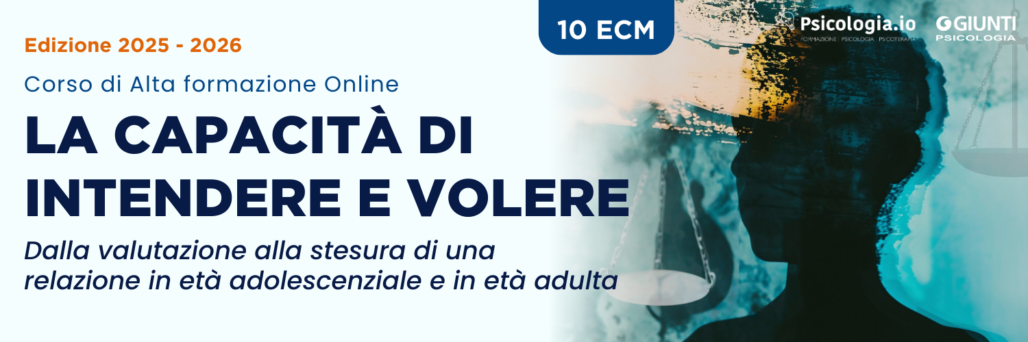 La capacità di intendere e volere - Edizione 2025/26