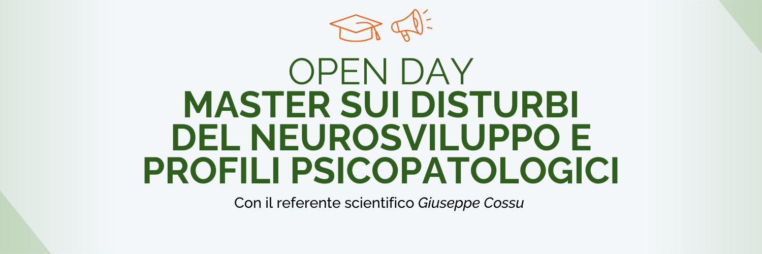Open Day Master Sincrono sui Disturbi del Neurosviluppo e profili psicopatologici