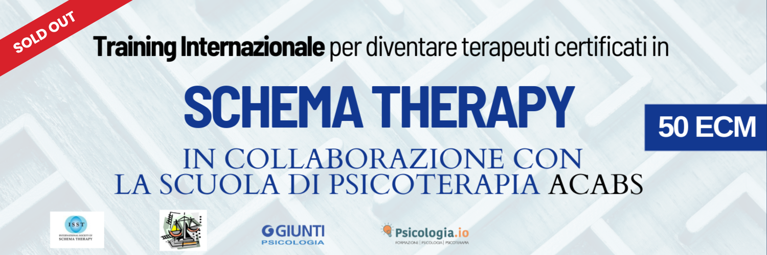 Training internazionale per diventare terapeuti certificati in SCHEMA THERAPY