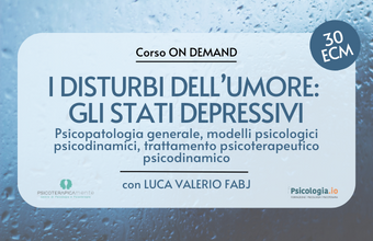 I DISTURBI DELL’UMORE: GLI STATI DEPRESSIVI