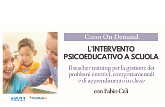 L'intervento psicoeducativo a scuola